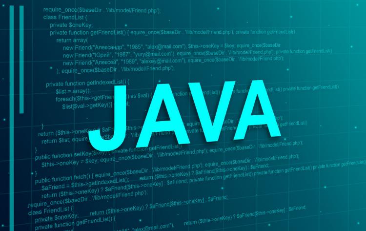 java programming code abstract technology background